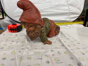 lot 3977 image: hand painted garden gnome 1975