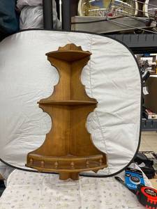 lot 4016 image: corner wall shelf