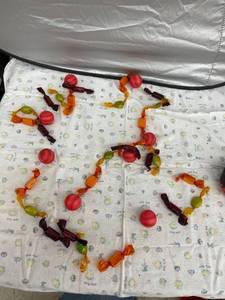lot 4035 image: vintage 9 foot candy garland