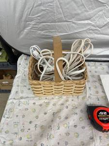 lot 4078 image: basket of extension cords
