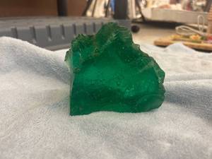 lot 4097 image: huge green stone