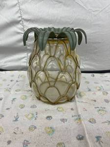 lot 4113 image: pineapple candle holder
