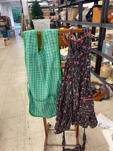 lot 4122 image: 2 vintage aprons