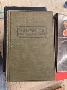 lot 4125 image: 1927 textiles & clothes book