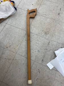 lot 4151 image: hand saw cane