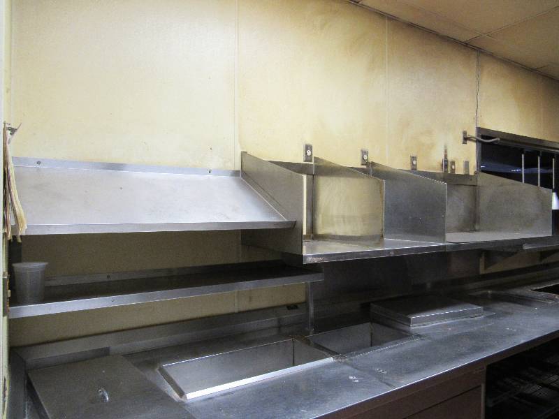 lot 111 image: Lot of Stainless Shelving