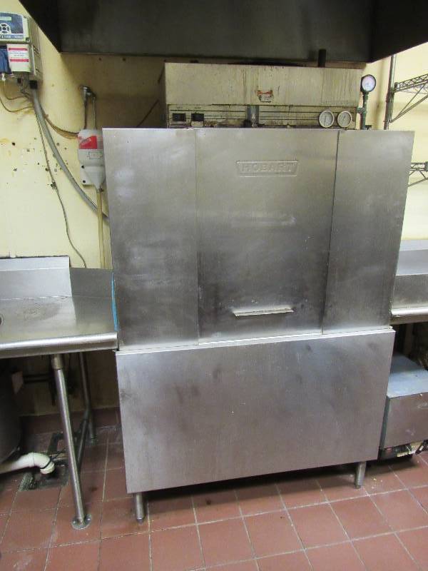 lot 138 image: Hobart Upright Commercial Dish Washer