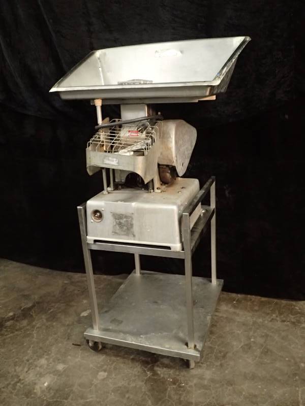 lot 3483 image: Hollymatic Food Processing Machine with Equipment Stand on Casters
