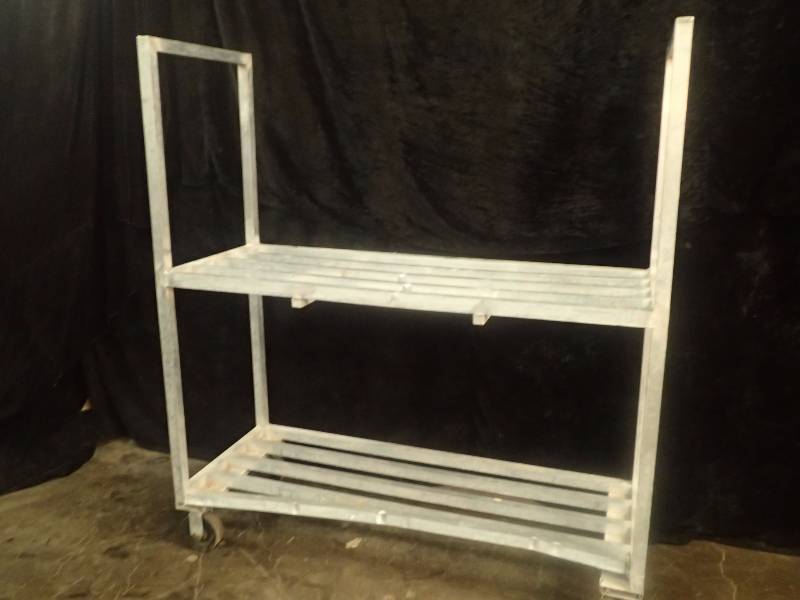 lot 3511 image: Aluminum Utility Cart on Casters