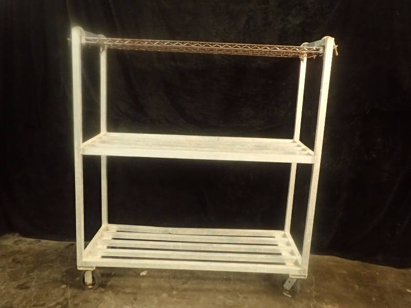 lot 3514 image: Aluminum Utility Cart on Casters