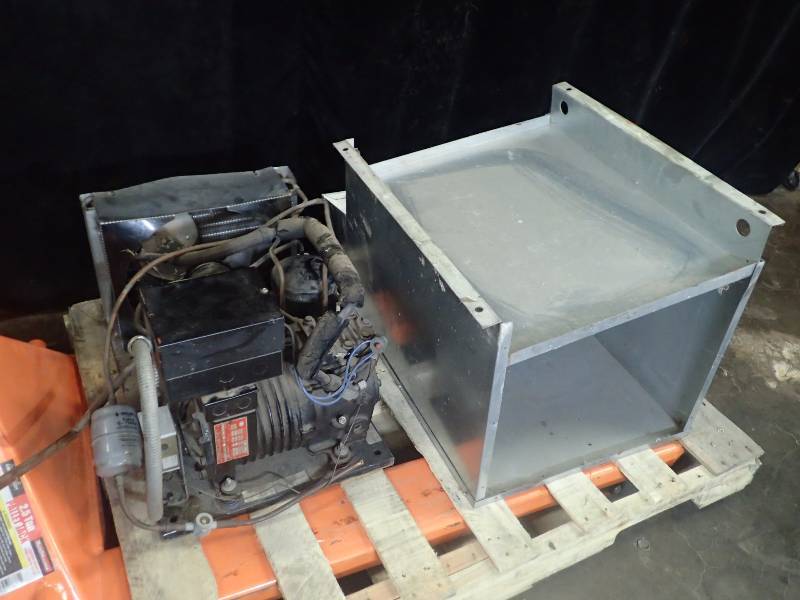 lot 3531 image: Copeland Kag1-0075 Tac Copelametic Air Cooled Compressor with Extras