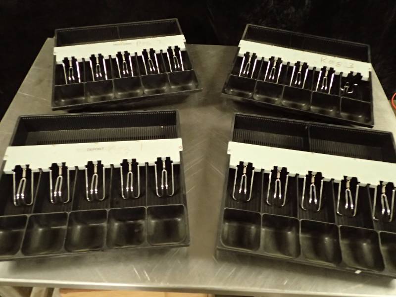lot 3537 image: (4) Cash Drawer Inserts
