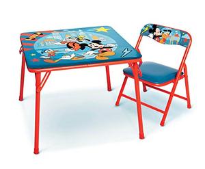 lot 1062 image: Mickey Mouse Jr. Activity Table Set with 1 Chair