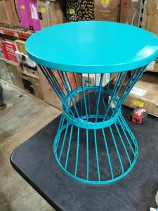 lot 6916 image: Teal Nightstand, 16 x 21 H