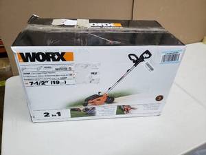 lot 7673 image: WORX 12Amp 2 In 1 Lawn EdgerTrencher