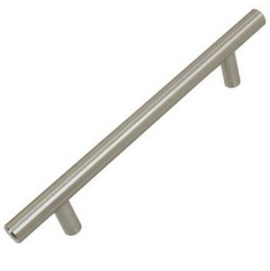 lot 6970 image: GlideRite 5 in. Center Modern Cabinet Pull Stainless Steel Pack of 10, 7.5 W