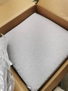 lot 6971 image: Arden Selections Paloma Woven Outdoor Decorative Grey Cushion, 2 x 2, 1 Set