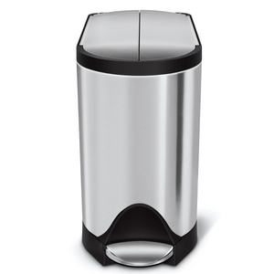 lot 612 image: simplehuman 10L Butterfly Step Trash Can in Brushed at Nordstrom