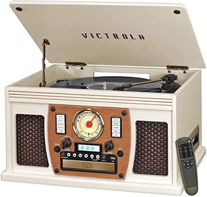 lot 1065 image: Victrola Navigator 8 in 1 Music Center
