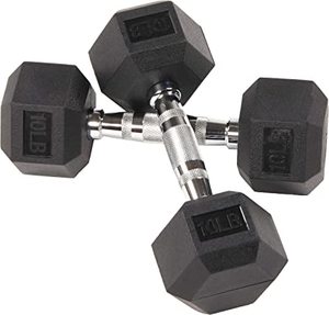 lot 7656 image: 10lb Dumbbells