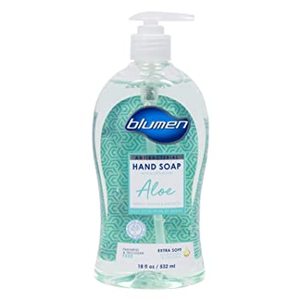 lot 7657 image: Blumen Hand Soap With Moisturizers Aloe 18oz