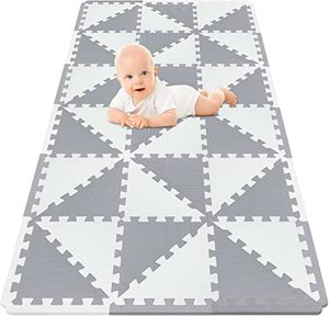 lot 7692 image: Set Of 20 15x15 Lock Together Foam Floor Panels