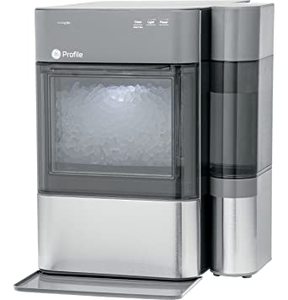 lot 596 image: GE Profile Opal Nugget Ice Maker and Side Tank DAMAGED SOLD AS IS