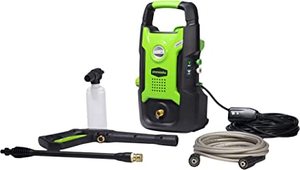 lot 1047 image: Greenworks 1500PSI Premium Electric Pressure Washer