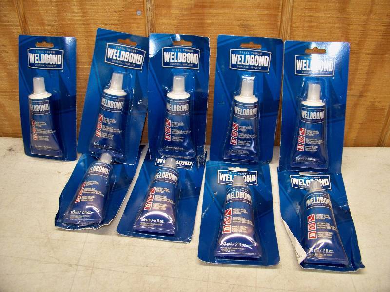 lot 508 image: 9 Steel Tough Weldbond Universal Adhesive