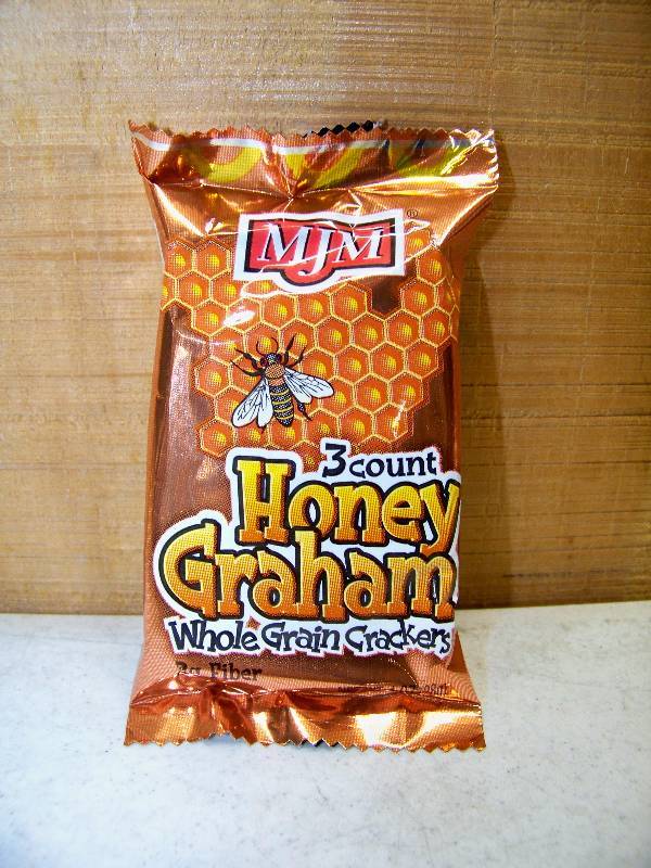 lot 567 image: Case of 150 Packages of MJM Honey Graham Crackers