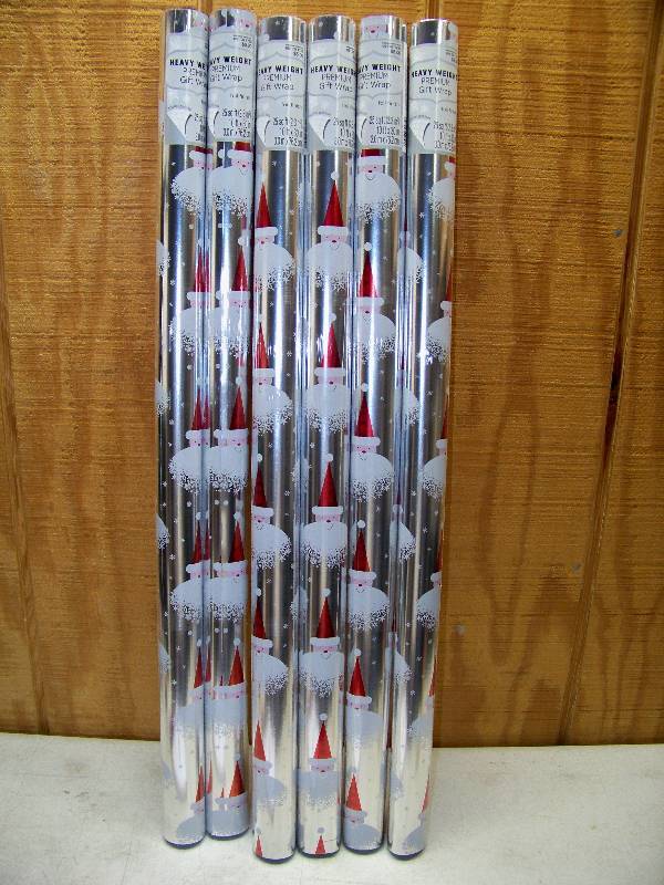 lot 614 image: 6 Rolls Heavy Weight Premium Gift Wrap