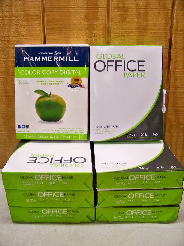 lot 622 image: 8 Reams Copy Paper