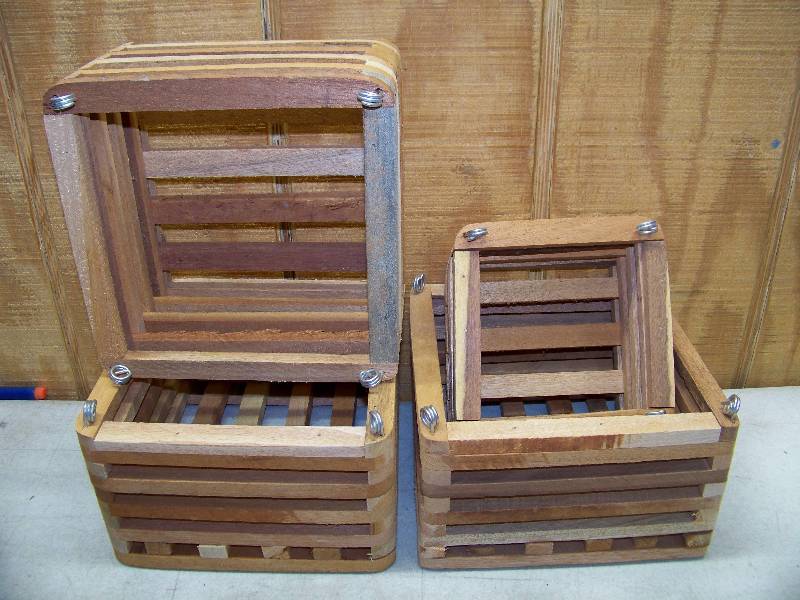 lot 663 image: 4 Wooden Crates