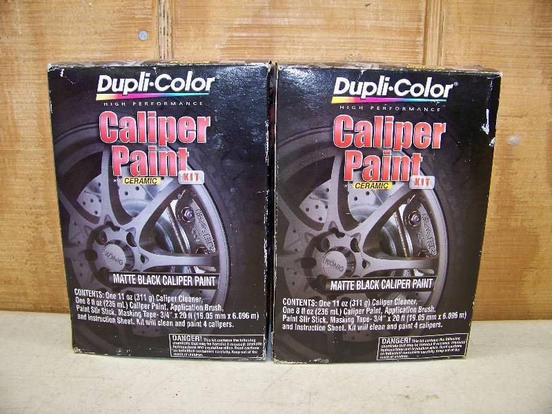 lot 673 image: 2 Dupli-Color Caliper Paint with Ceramic Kits