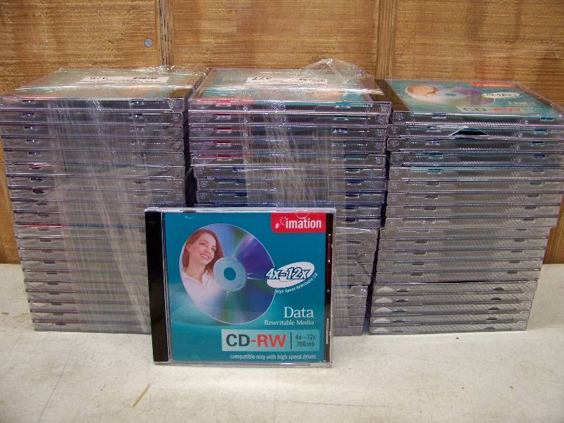 lot 687 image: 60 Imation CD-RW Rewritable Discs
