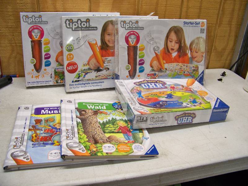 lot 736 image: Tiptoi Starter Sets and Books