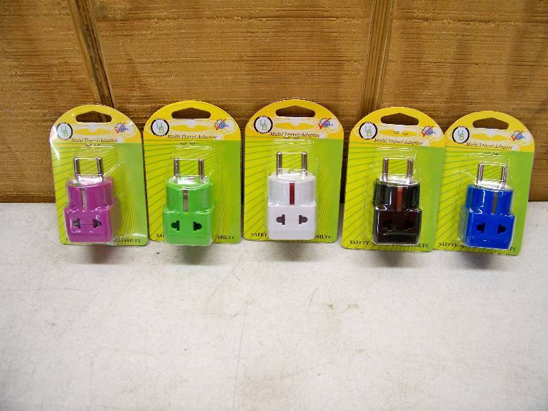lot 763 image: 165 Multi Travel Adapters