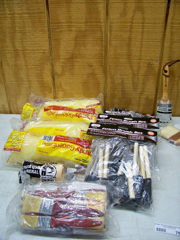 lot 765 image: Paint Brushes and Rollers