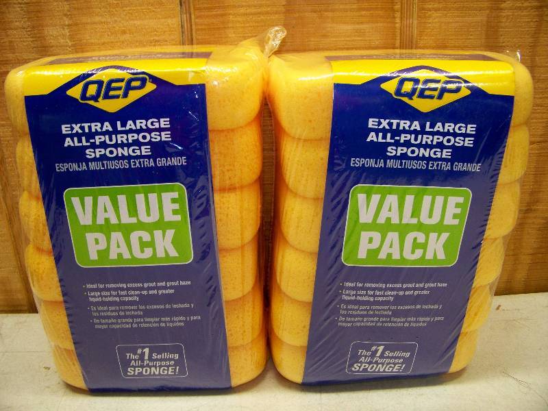 lot 804 image: 12 Qep Extra-Large All-Purpose Sponges