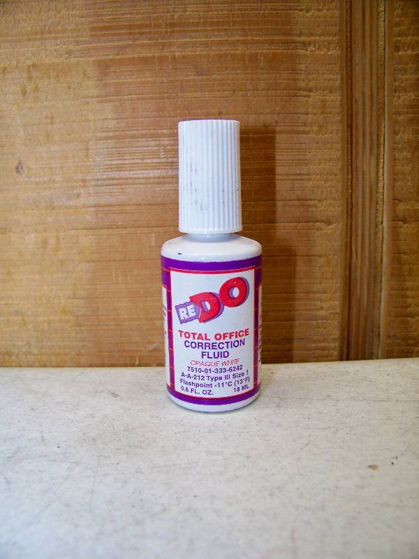 lot 824 image: 137 Bottles Re-Do Correction Fluid