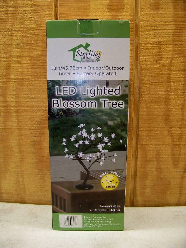 lot 856 image: Sterling at Home LED Lighted Blossom Tree