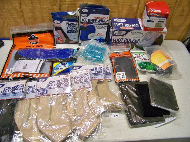 lot 874 image: Braces and Wraps