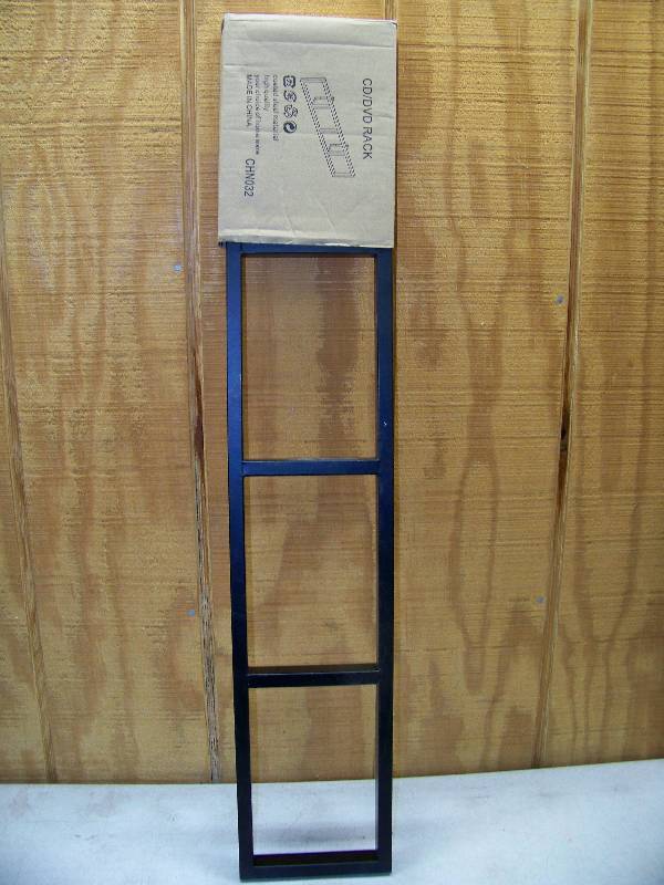 lot 935 image: Modern Metal CDDVD Rack