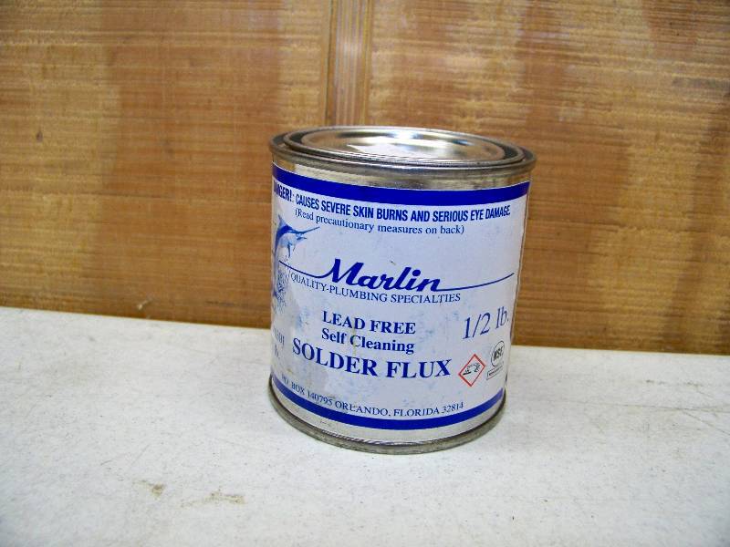 lot 937 image: 24 Cans Marlin Lead Free Solder Flux