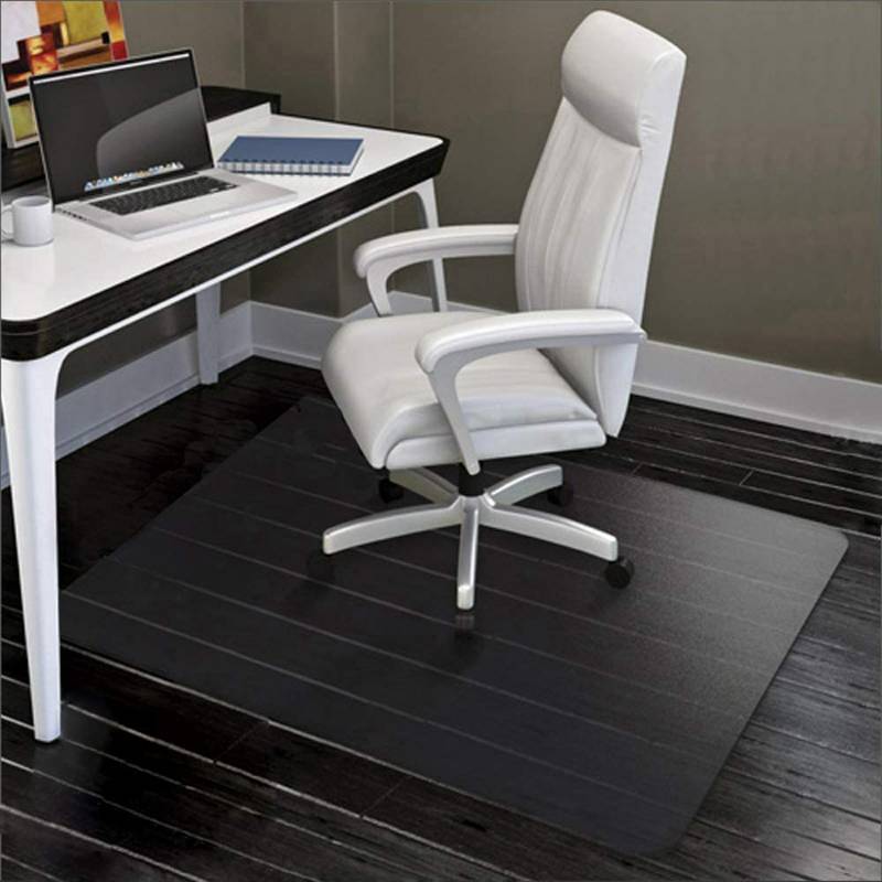 lot 24295 image: Large Office Chair Mat for Hard Floors - 59x47,Heavy Duty Clear WoodTile Floor Protector PVC Transparent