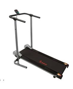 lot 12309 image: Sunny Health & Fitness Sf-T1407M Foldable Manual Walking Treadmill