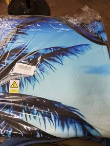 lot 12338 image: Tropical sunset blue sky car Sunshade with Suction cups