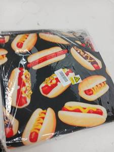 lot 12342 image: Delicious Hot Dog Pattern Car Windshield Sunshade Blocks Uv Rays Foldable Reflective Sun Visor for Cars Truck SUV Keeps Vehicle Cool