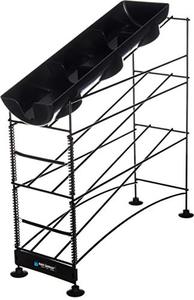 lot 32475 image: San Jamar C8504WF Wireworks 3 Tier Cup Dispenser with Lid Tray