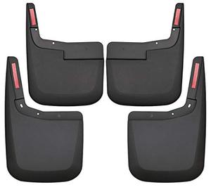 lot 42463 image: Husky Liners Mud Guards  Front and Rear Mud Guards - Black  58446  Fits 2015-2020 Ford F-150 wo OEM Fender Flares 4 Pcs
